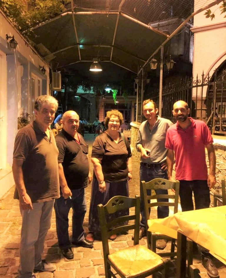 Περιοδεία σε Δυτική Λέσβο από τον Γιώργο Πάλλη