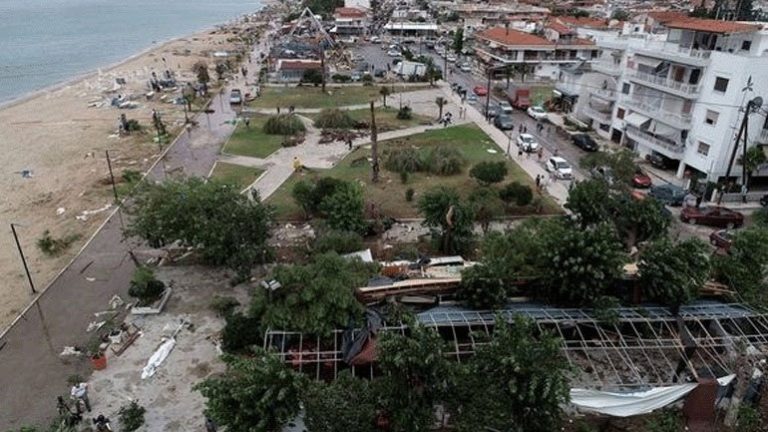 Ολοκληρώθηκε η πρώτη φάση καταγραφής των ζημιών που προκάλεσε η φονική καταιγίδα στη Χαλκιδική