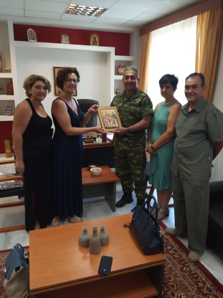 Συναντήθηκαν με τον στρατιωτικό διοικητή οι πολύτεκνοι