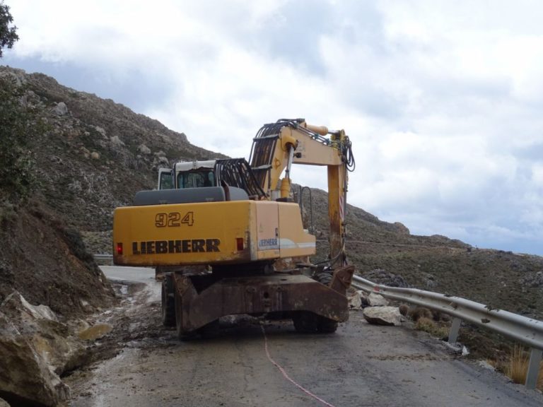 Χανιά:Ανοίγει ο δρόμος Άνω Σφηνάρι-Κεραμωτή