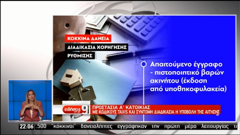 Άνοιξε η ηλεκτρονική πλατφόρμα για την προστασία της Α’ κατοικίας (video)