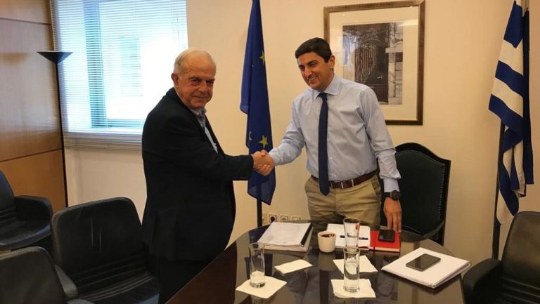 Συνάντηση Λ. Αυγενάκη – Β. Λαμπρινού για τις αθλητικές υποδομές