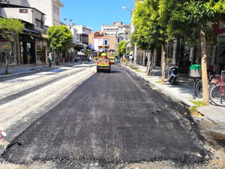 Σέρρες:Σε εξέλιξη η τρίτη φάση ασφαλτοστρώσεων