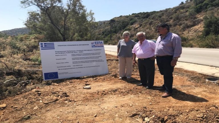 Άρχισε η κατασκευή των κόμβων της Αγίας Πελαγίας