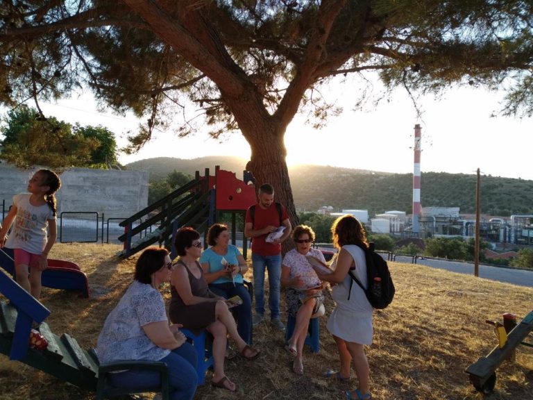 Σε χώρους δουλειάς και στις γειτονιές της Μυτιλήνης κλιμάκια του ΚΚΕ με τους υποψήφιους βουλευτές