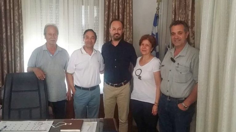 Συνάντηση του Δημάρχου Μουζακίου κ. Φ. Στάθη με τον Σύλλογο Εργαζομένων ΟΤΑ