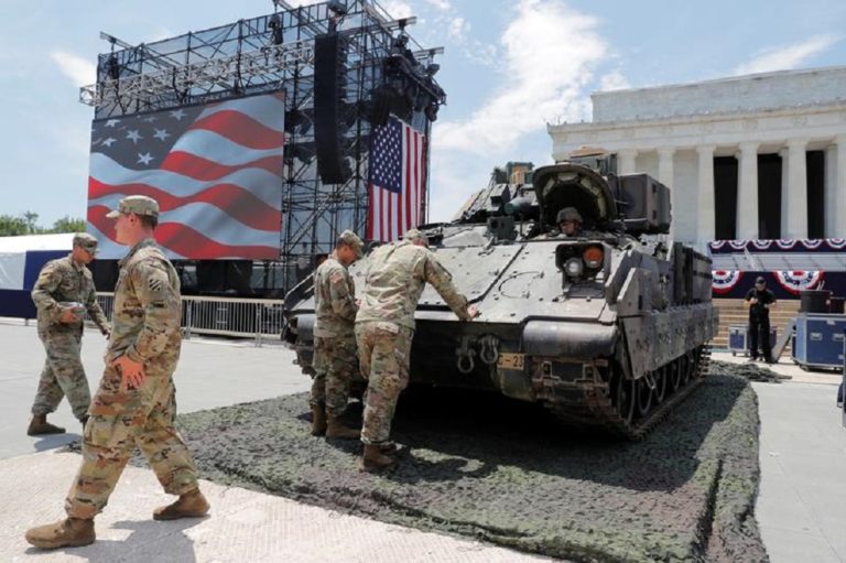 4η Ιουλίου:’Αρματα μάχης στην Ουάσιγκτον για την παρέλαση που ζήτησε ο Τραμπ