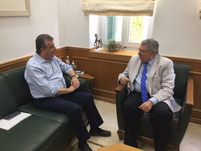 Χανιά: Συνάντηση Περιφερειάρχη με το νέο Γενικό Γραμματέα Απόδημου Ελληνισμού