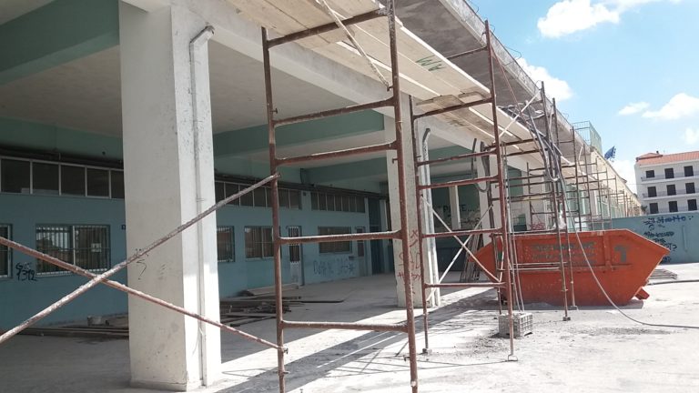 Έργα στο 1ο Γυμνάσιο και  Λύκειο Τρίπολης