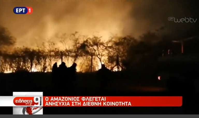 Πύρινη κόλαση στον Αμαζόνιο (video)