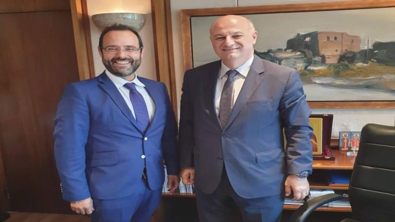 Συνάντηση Κ. Μαραβέγια με Κώστα Τσιάρα
