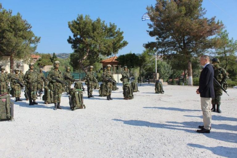 Την πολυεπίπεδη συνδρομή των Ενόπλων Δυνάμεων στο κοινωνικό σύνολο επεσήμανε από τη Λέσβο ο Υφ Άμυνας Αλκιβιάδης Στεφανής
