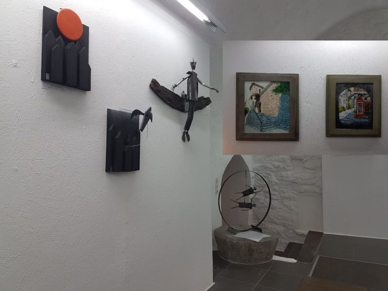 Η πολυεπίπεδη έκθεση των Χρήστου και Λυκουρίνα στα Μεστά της Χίου