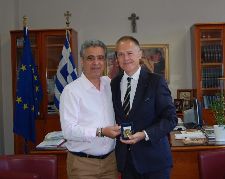 Επίσκεψη M. Marbot- απόγονος Κανάρη στον Αντιπεριφερειάρχη Χίου