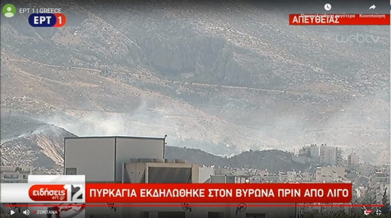 Φωτιές στην Αρτέμιδα και στους Δελφούς-Ο χάρτης κινδύνου-Ο καιρός (video)