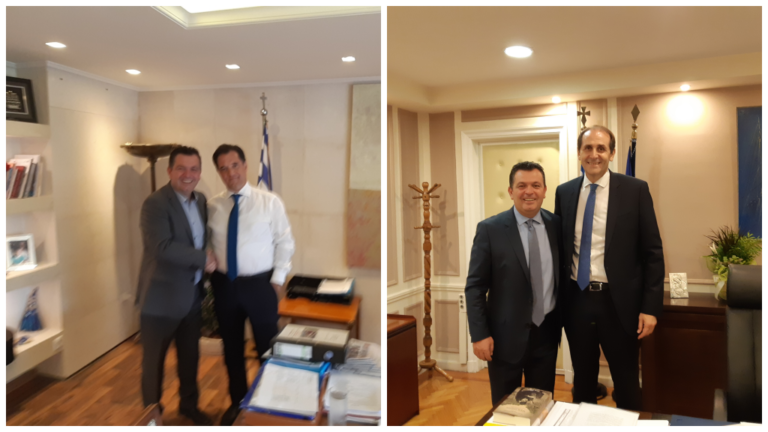 Η επένδυση στις Νηές, το αεροδρόμιο, το στρατόπεδο, ο περιφερειακός στο επίκεντρο των συναντήσεων του Χρ. Μπουκώρου
