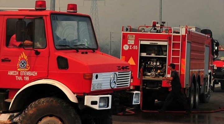 Χανιά: Συναγερμός από φωτιά στο άλσος του Άγιου Ιωάννη