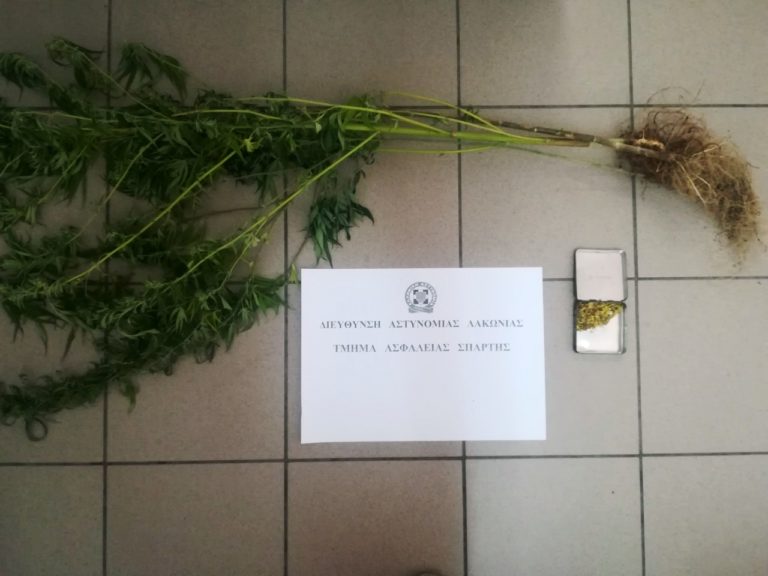 Λακωνία: Σύλληψη για ναρκωτικά