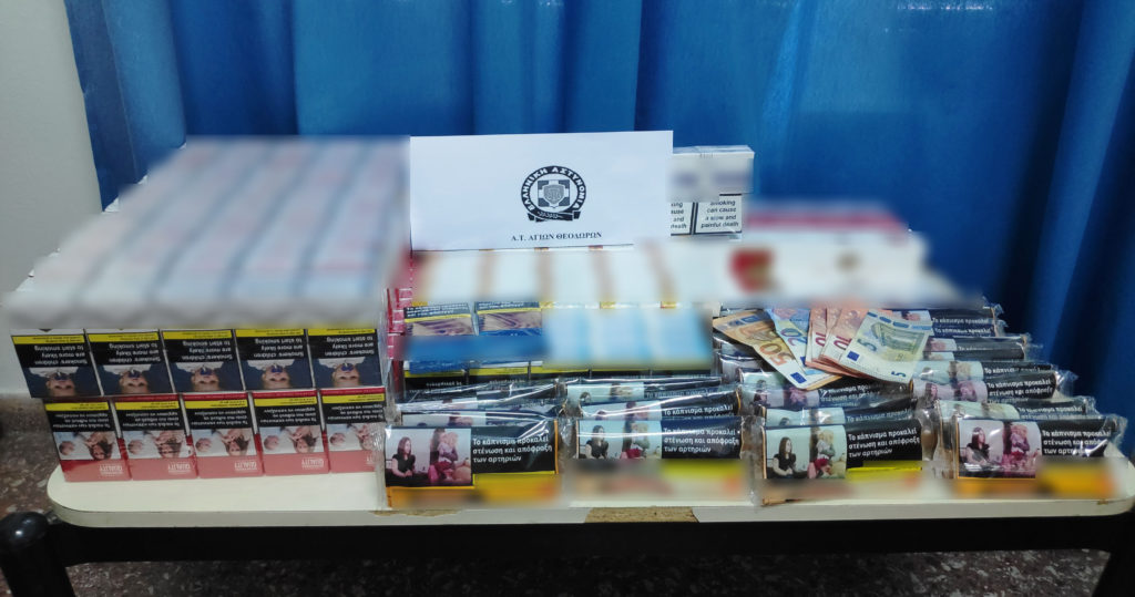Κορινθία: Σύλληψη για λαθραία τσιγάρα και καπνό