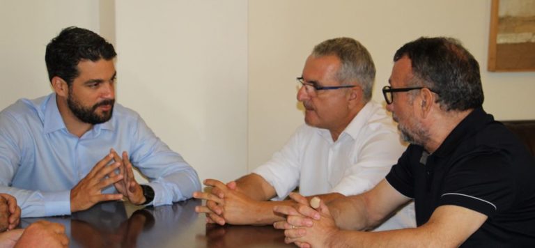 Συνάντηση Δημάρχου Χανίων, Π. Σημανδηράκη, με τον Αντιπρόεδρο της Ελληνικής Ομοσπονδία Τζούντο