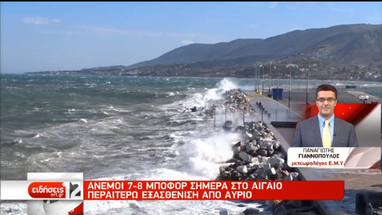 Σταδιακή εξασθένιση των ανέμων από το απόγευμα της Κυριακής (video)