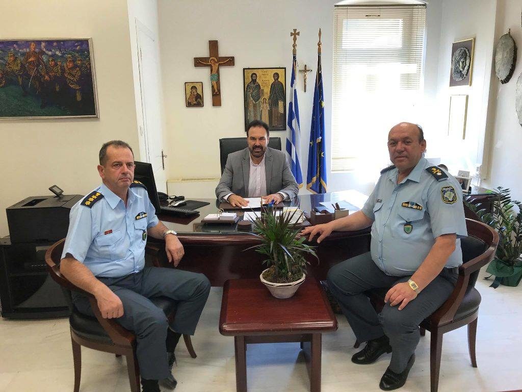 Φλώρινα: Εθιμοτυπική συνάντηση Δημάρχου με Γενικό Αστυνομικό Διευθυντή