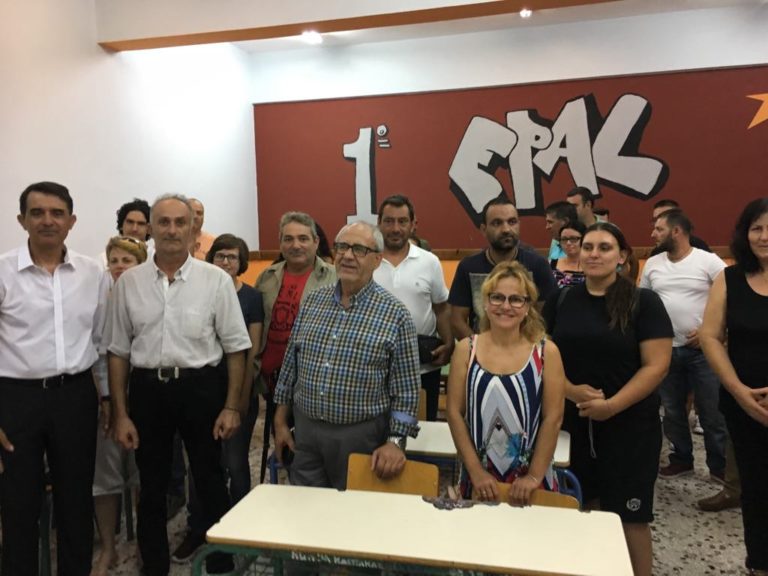 Επισκέψεις Μ.Καπιωτά σε σχολεία της Λήμνου και της Λέσβου