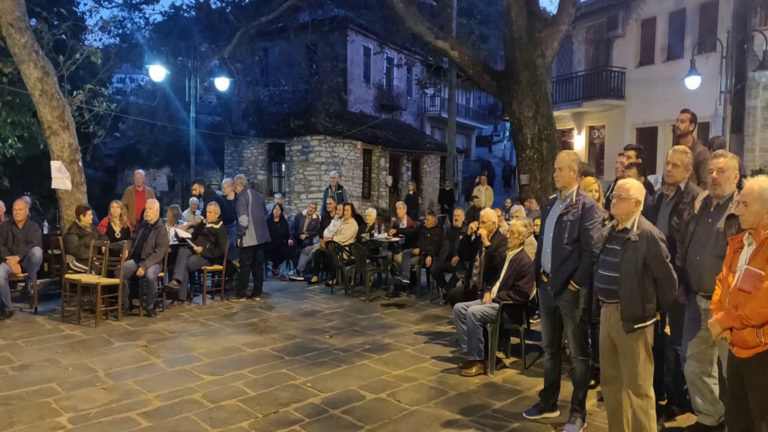 Ο Αλ. Μεϊκόπουλος στη συνέλευση κατοίκων στο Κεραμίδι