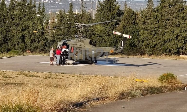 Χανιά: Αεροδιακομιδή ασθενούς από τα Αντικύθηρα στο νοσοκομείο Χανίων