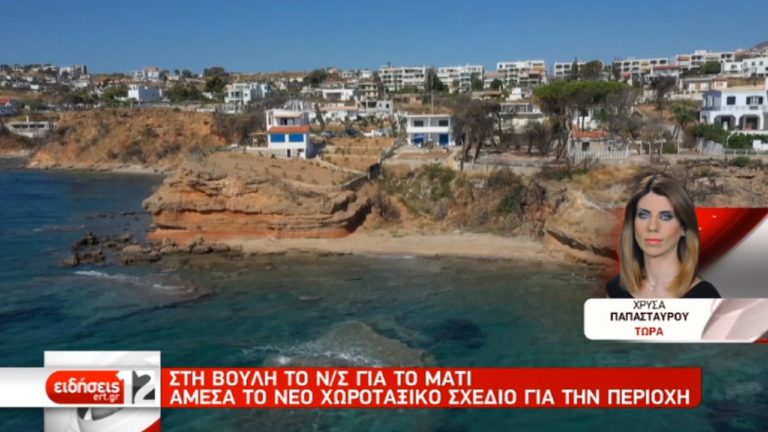 Στην Βουλή το σ/ν για την ανάπλαση στο Μάτι (video)