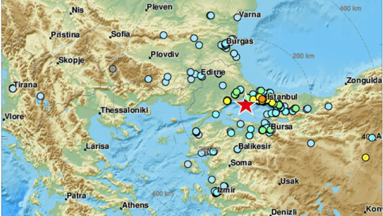 Τουρκία: Σεισμός μεγέθους 5,7 Ρίχτερ έπληξε την Κωνσταντινούπολη (video)