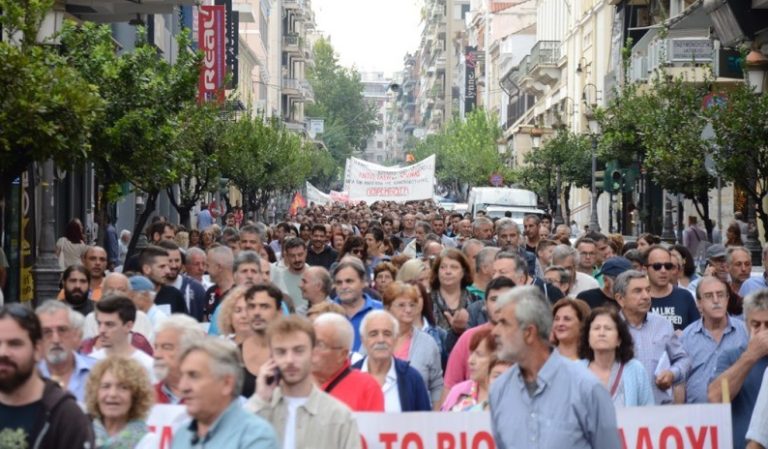 Πάτρα: Εργαζόμενοι και συνδικάτα στην πορεία