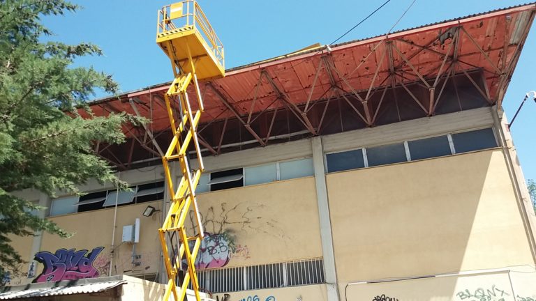 Κλειστό Τρίπολης: Εργασίες αλλαγής στέγης