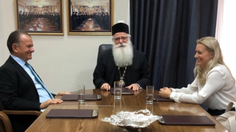 Συνάντηση του Μητροπολίτη Δημητριάδος με την νέα Διοίκηση του Ο.Λ.Β.