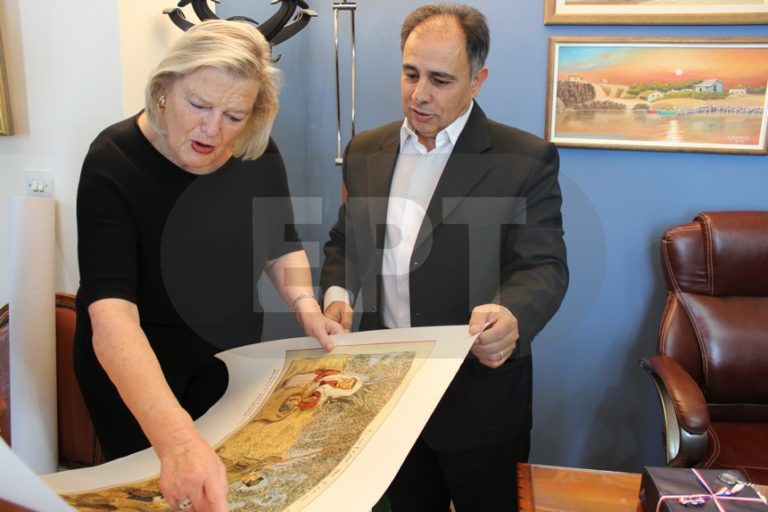 Στο δήμαρχο Μυτιλήνης η Υπουργός Μετανάστευσης της Ολλανδίας