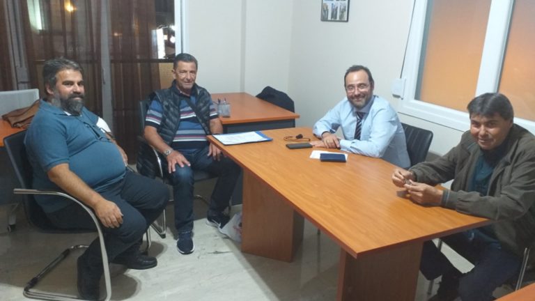 Συνάντηση του Κωνσταντίνου Μαραβέγια με το Σύλλογο Νεφροπαθών Ν. Μαγνησίας»