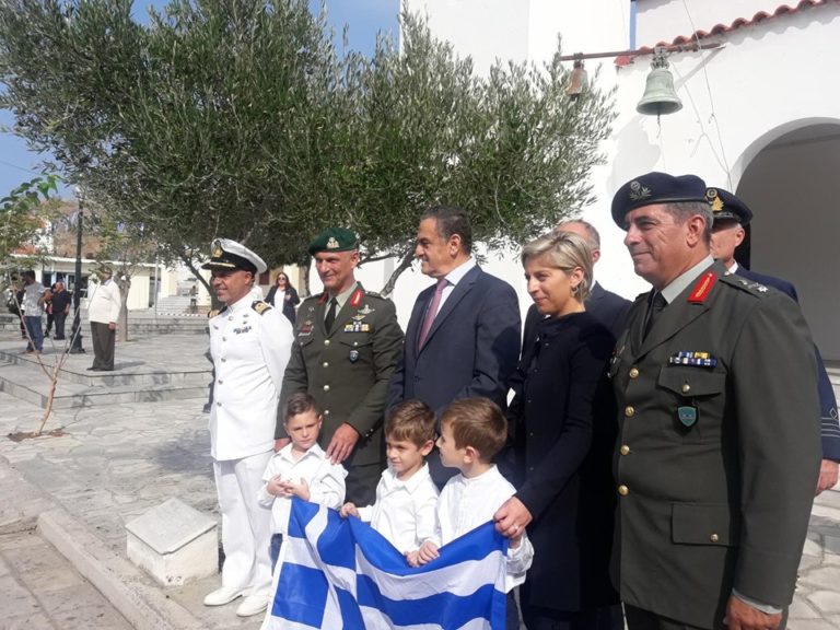 Ο Αντιπρόεδρος της Βουλής Χ.Αθανασίου στα “Ελευθέρια” του Αγίου Ευστρατίου