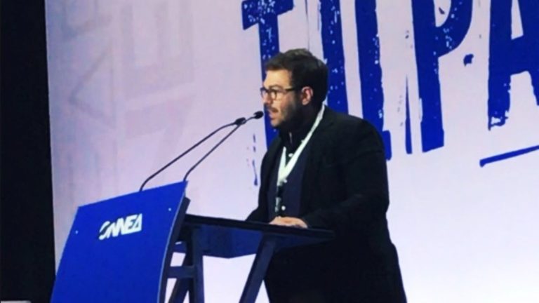 Στο Συνέδριο της ΟΝΝΕΔ ο πρόεδρος της Οργάνωσης της Μαγνησίας, Γιώργος Εμμανουηλίδης