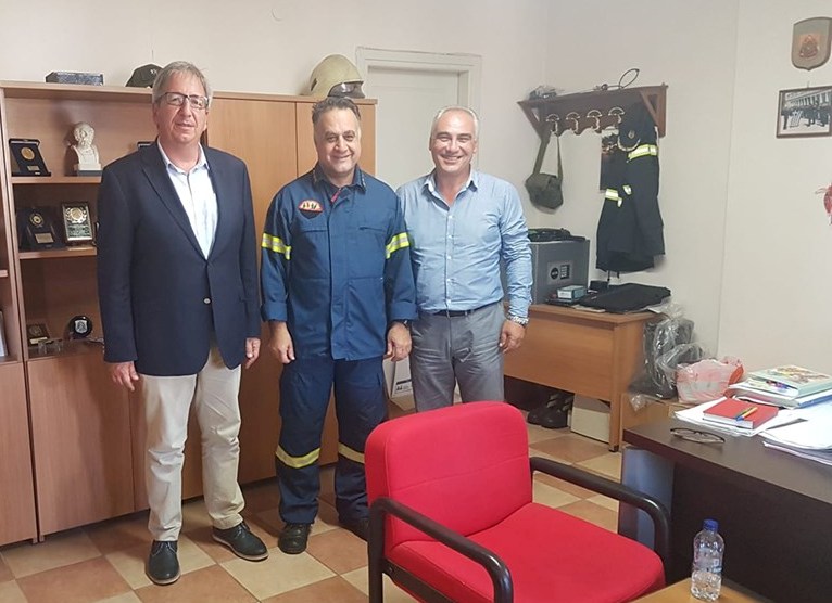 Συναντήσεις Δημάρχου Οινουσσών στη Χίο