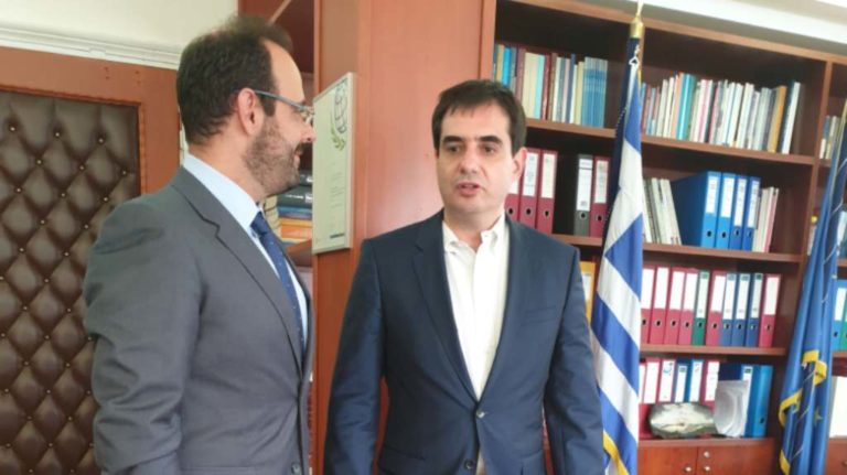 Συνάντηση Κ.  Μαραβέγια με τον νέο διοικητή του ΕΦΚΑ