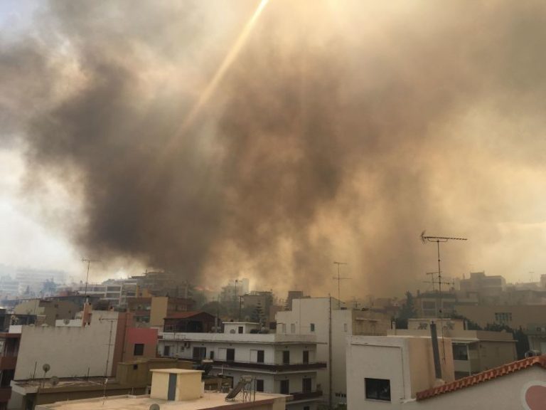 Ρέθυμνο: 40 στρέμματα στάχτη από τη μεγάλη φωτιά που απείλησε σπίτια πολύ κοντά στην πόλη