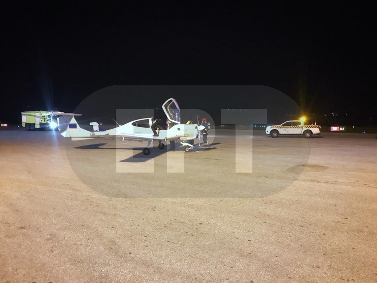 Αναγκαστική προσγείωση για εκπαιδευτικό αεροσκάφους στο αεροδρόμιο Μυτιλήνης