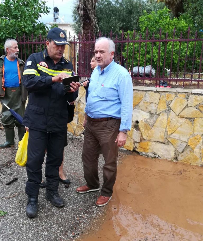 Mεσολόγγι: Στο πλευρό των πληγέντων το ΥΠ.ΕΣ.