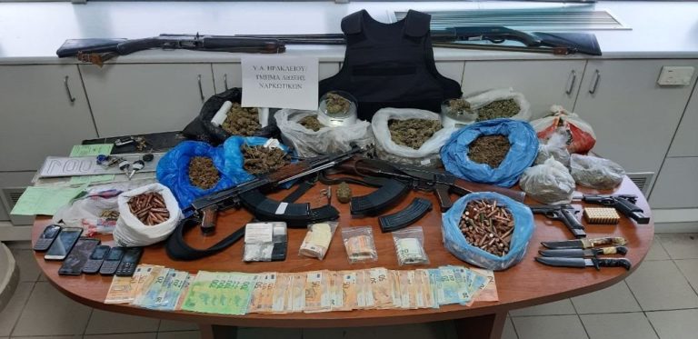 Μεγάλη επιχείρηση της ΕΛ.ΑΣ στον δήμο Χερσονήσου-‘Οπλα, ναρκωτικά και συλλήψεις
