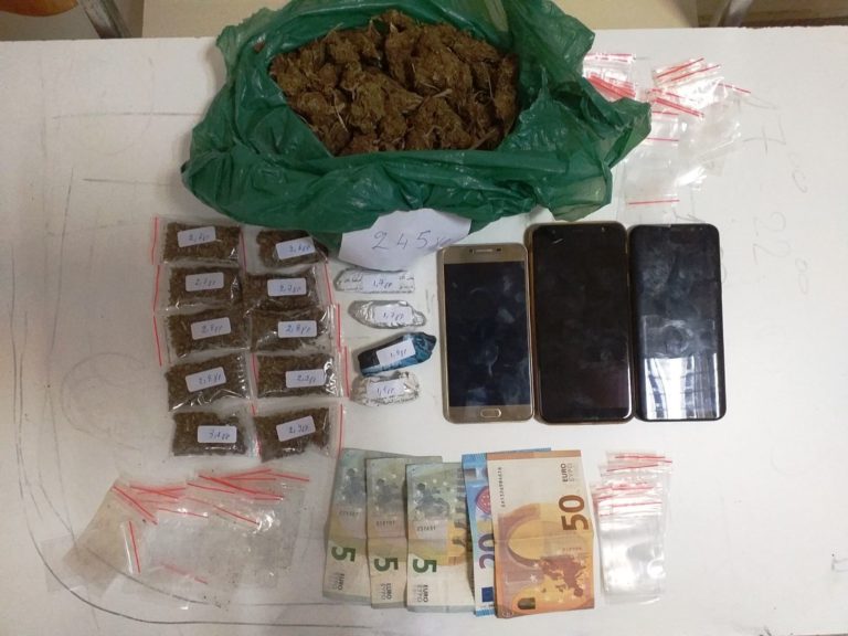 Τους συνέλαβαν για κατοχή και διακίνηση ναρκωτικών ουσιών