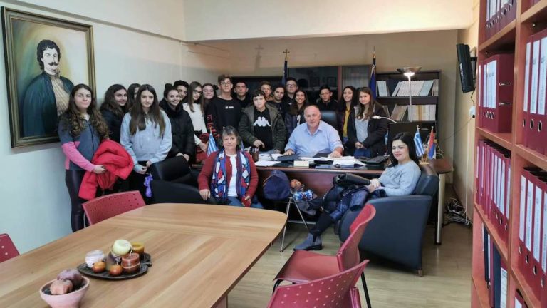 Επίσκεψη 6ου Γυμνασίου Βόλου στη γενέτειρα του Ρήγα Βελεστινλή 