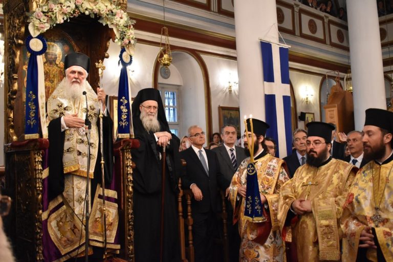 Ο χαιρετισμός του Χ.Αθανασίου στην Τελετή Ενθρόνισης του Μητροπολίτη Λήμνου