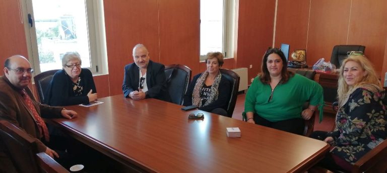 Συνάντηση Δημάρχου Δ. Λέσβου με Εφορο Αρχαιοτήτων