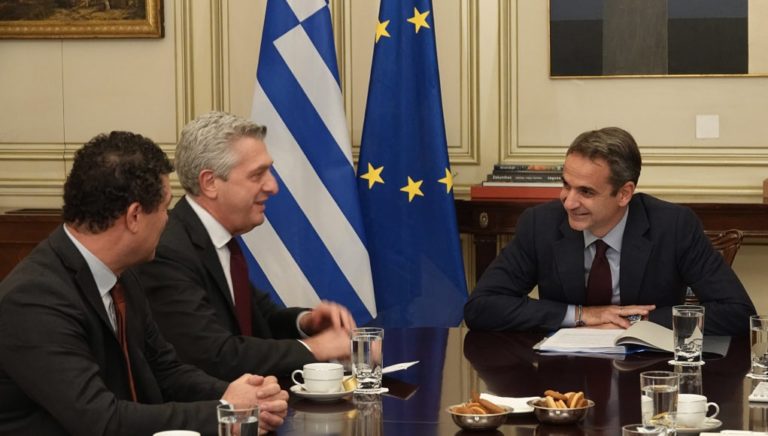 Συνάντηση Κ. Μητσοτάκη, με τον ύπατο αρμοστή του ΟΗΕ για τους πρόσφυγες, F. Grandi