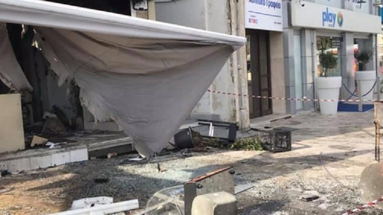 Αναστάτωση από φωτιά στο κέντρο του Ηρακλείου